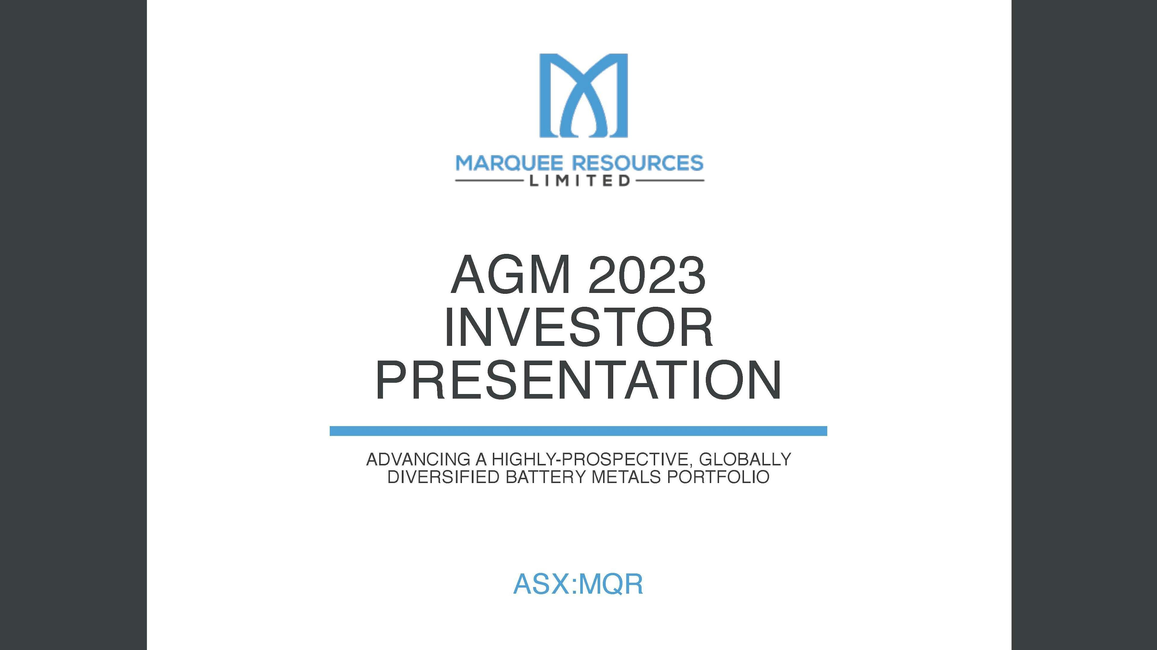 Cover image AGM 2023